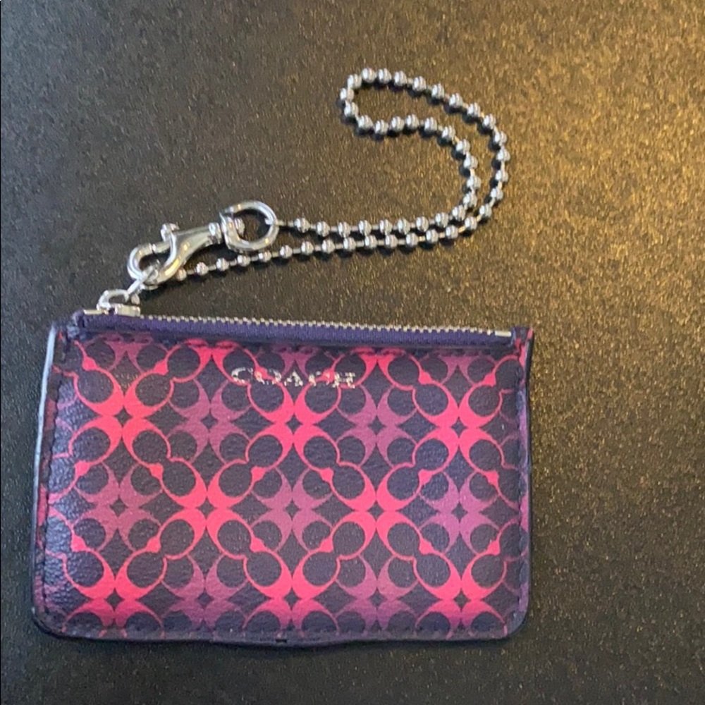 Coach ID wristlet